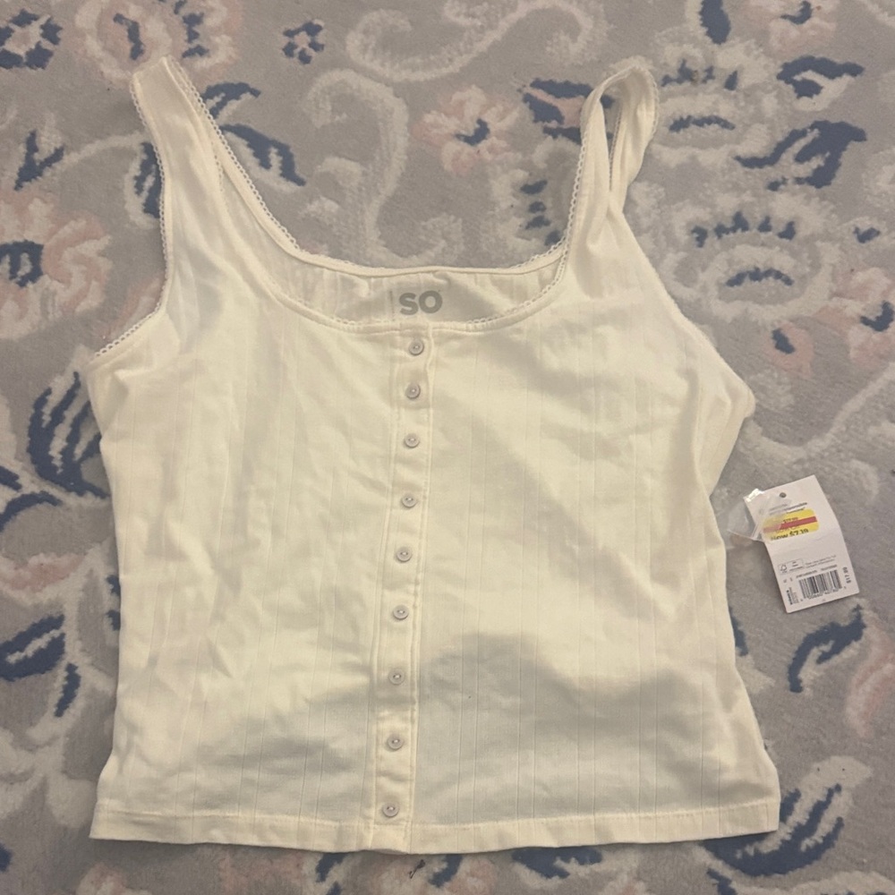 SO Women's Cream Camisole Top